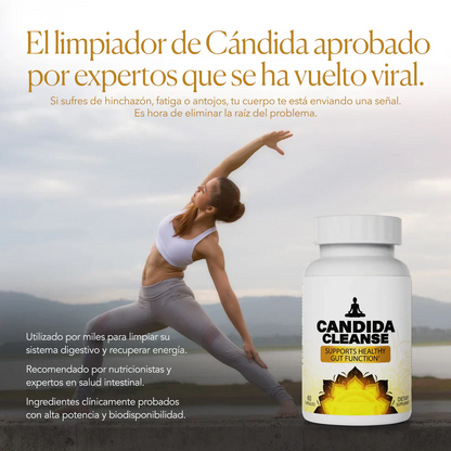 Candida Cleanse® – Controla Antojos, Desinflama Abdomen y Combate Cansancio