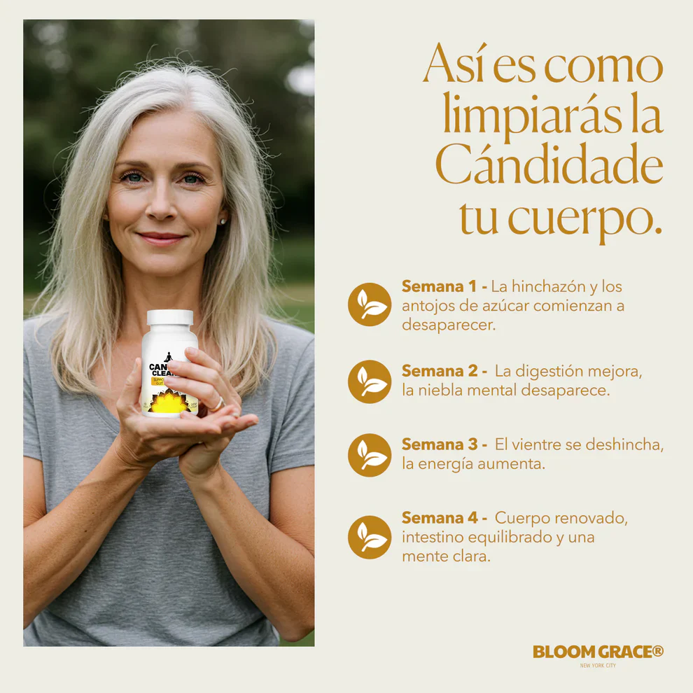 Candida Cleanse® – Controla Antojos, Desinflama Abdomen y Combate Cansancio