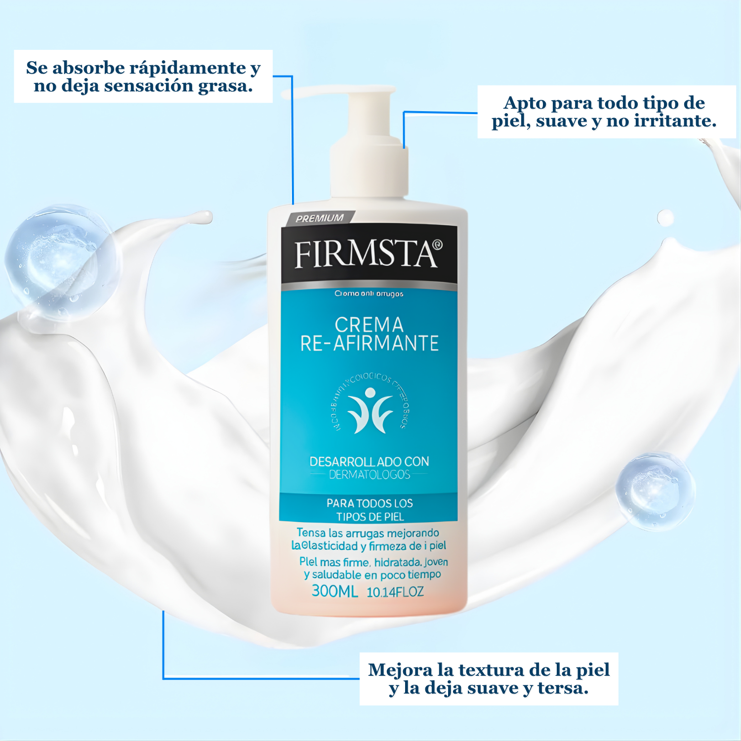Crema reafirmante avanzada Firmsta Oferta 2x1: reafirma, reafirma y da luminosidad de forma natural