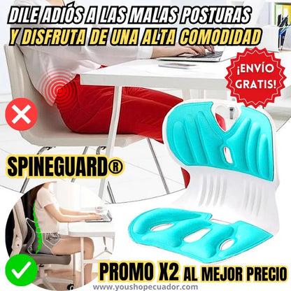 Soporte Ergonómico para Silla – Alivia Dolor Lumbar y Corrige la Postura