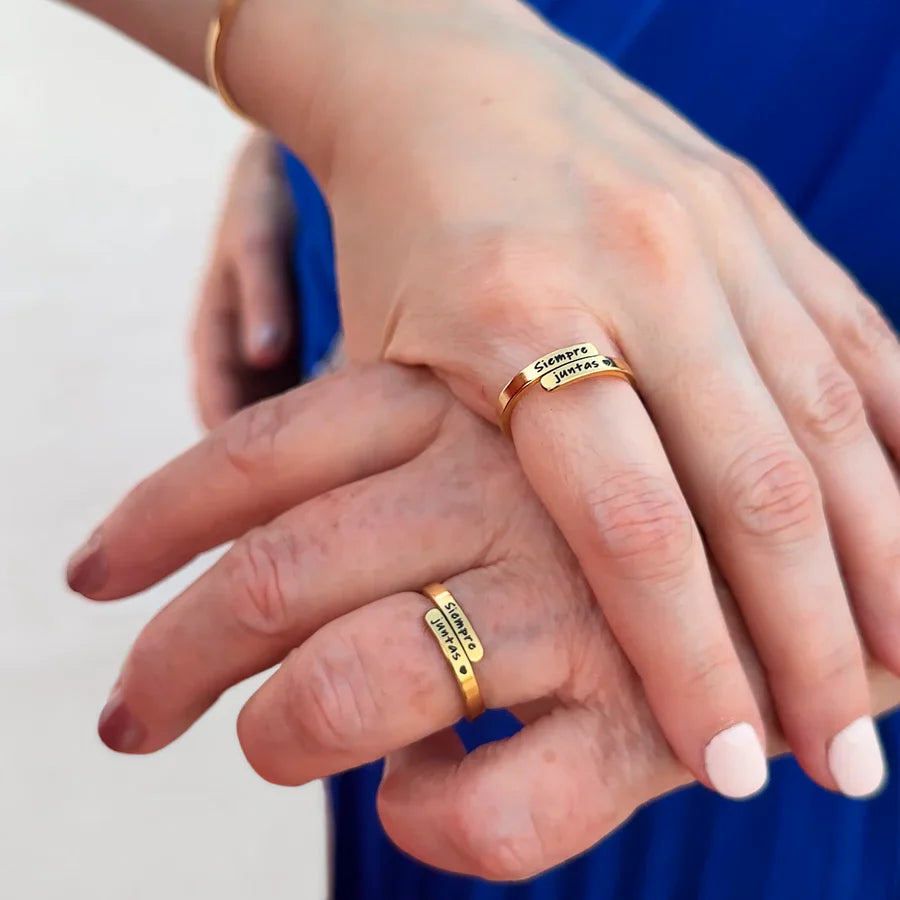 ANILLO “SIEMPRE JUNTAS” (2X1) + TARJETA DE REGALO
