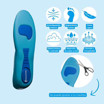 ComfyFeet Pro™ – Plantillas Ortopédicas de Alivio Total para Pies Cansados
