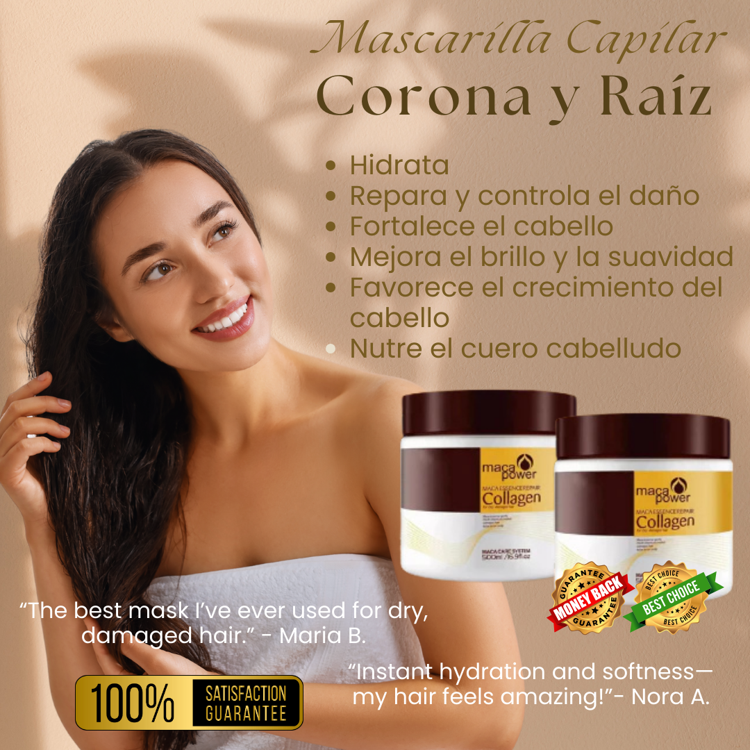 Mascarilla Capilar Corona y Raíz