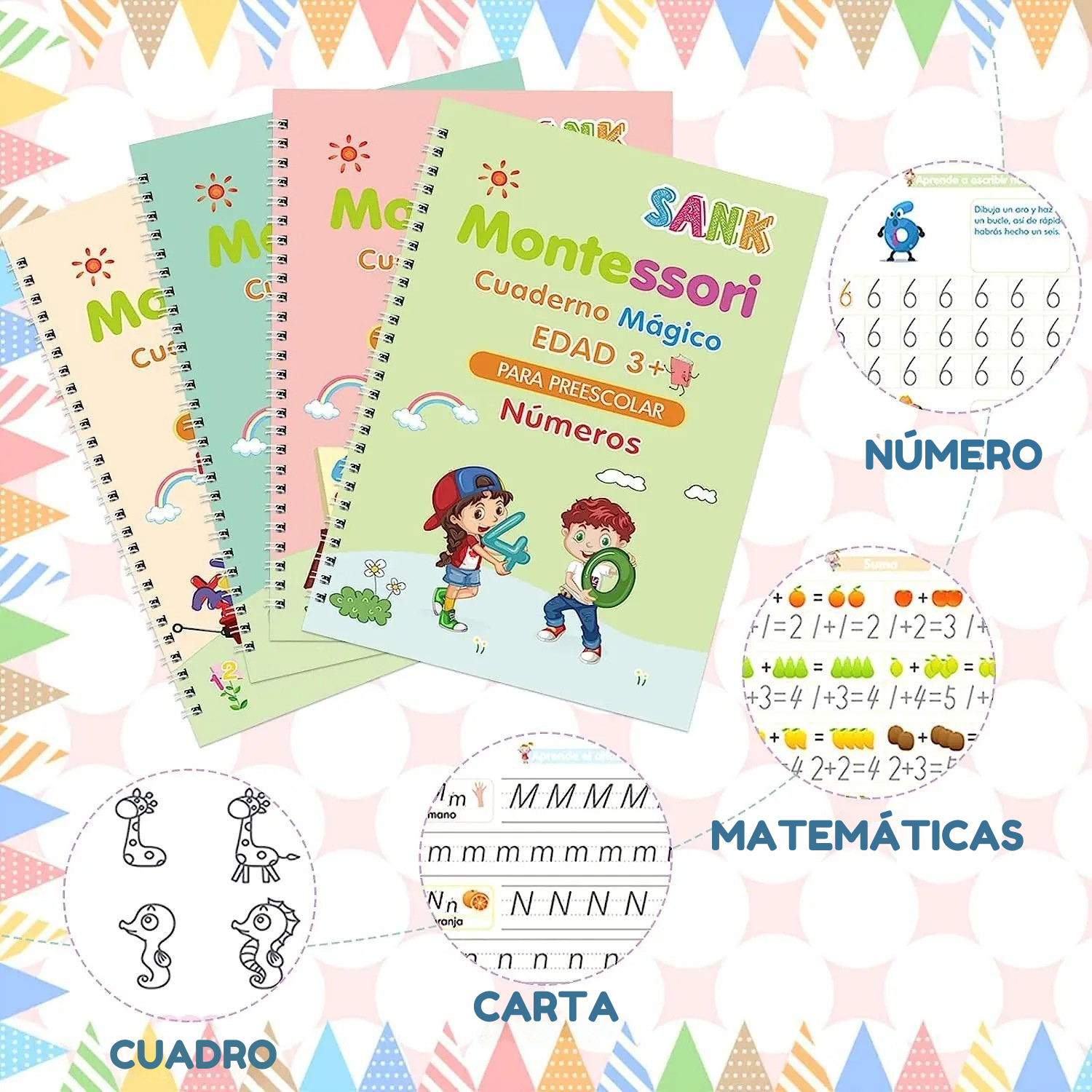 Mi primer cuaderno de práctica de escritura para niños