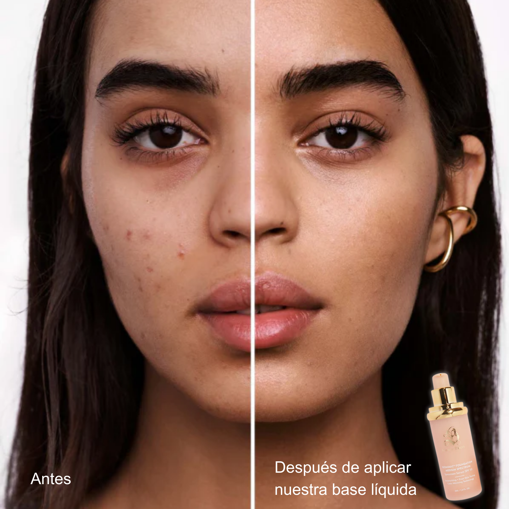 Base Líquida 4 en 1 – Cubre Acné y Deja Tu Piel Impecable