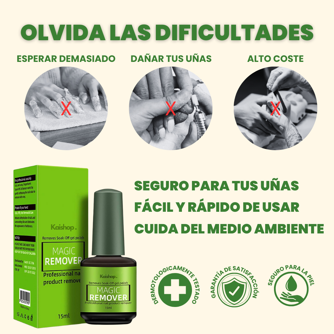 Removedor Mágico de Uñas  | 1 + 2 GRATIS