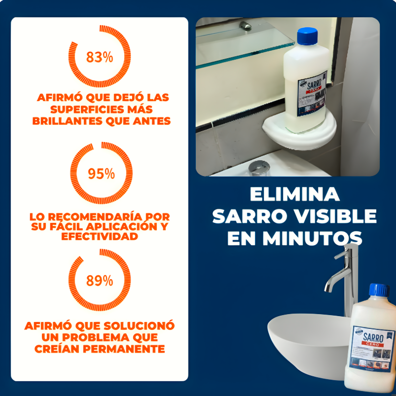 Kit Cero Sarro x 500 ml - 2x1 🔥OFERTA| Elimina manchas imposibles en minutos