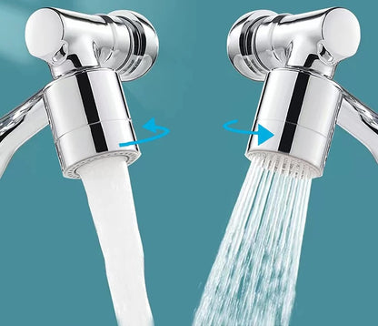Extensor de Grifo Giratorio 1080° – Brazo Robótico Universal Multifuncional para Lavar Manos, Cabello, Cara y Más