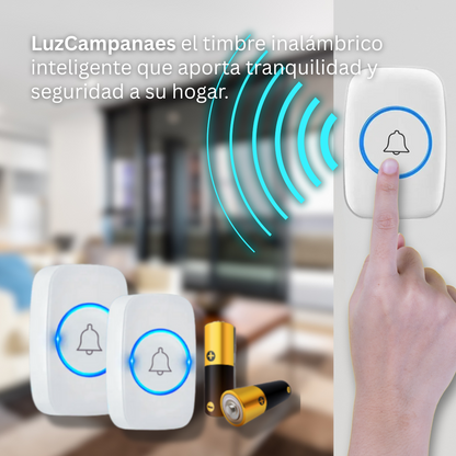 LuzCampana - Proteja a sus seres queridos con el timbre inalámbrico inteligente