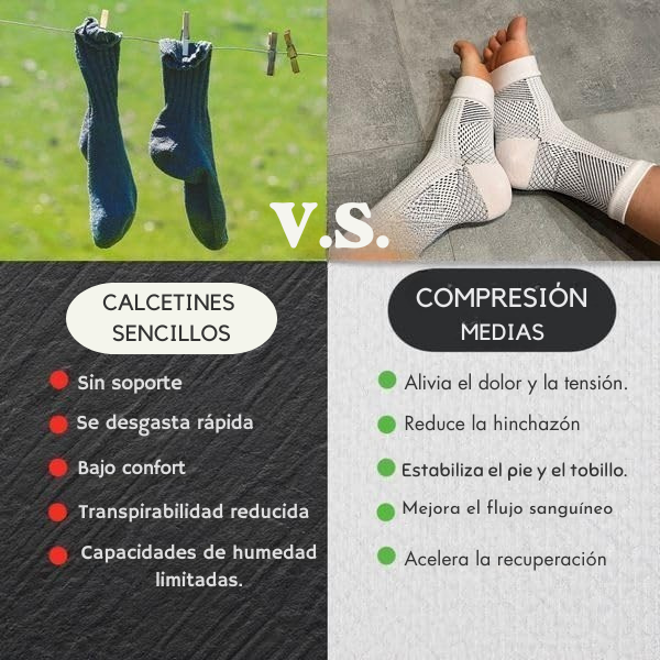 Camina sin dolor: medias de compresión que cambian cada paso