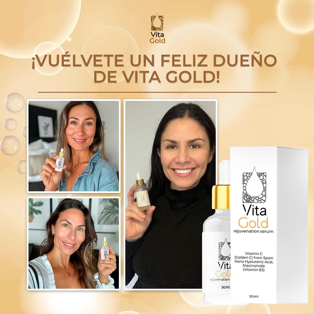 Vita Gold® – Vuelve a Sentir tu Piel Firme, Joven y Radiante