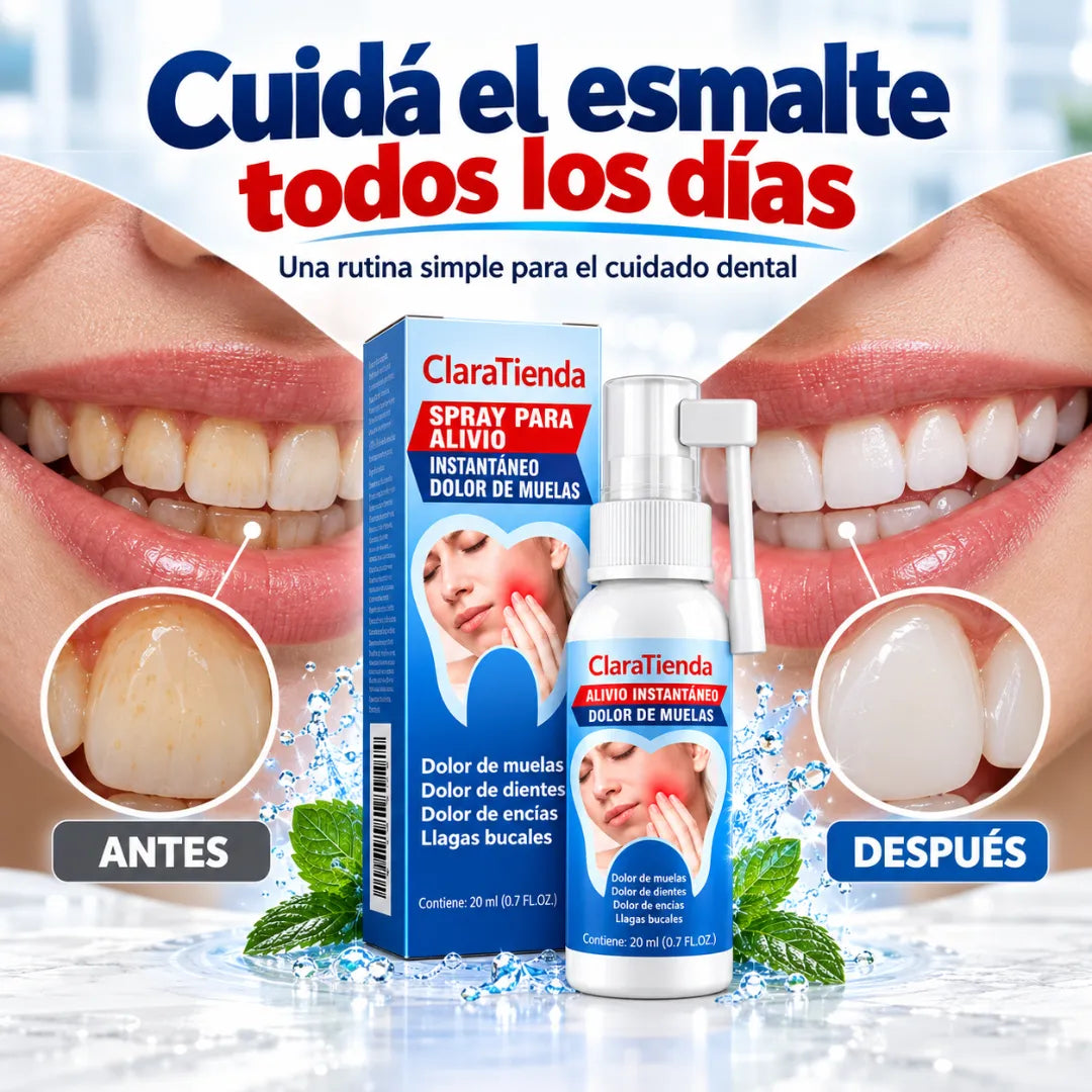 AlivioDent Spray - Protegé y fortalecé tu esmalte todos los días