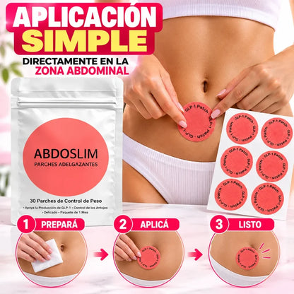 AbdoSlim Parches Abdominales - Apoyo suave y localizado para la parte baja del abdomen