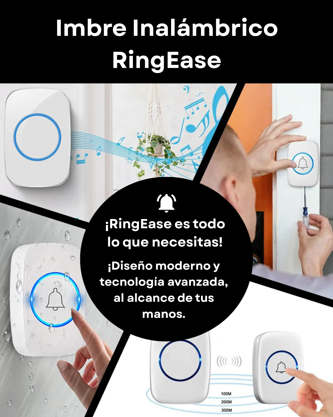 Timbre Inalámbrico RingEase