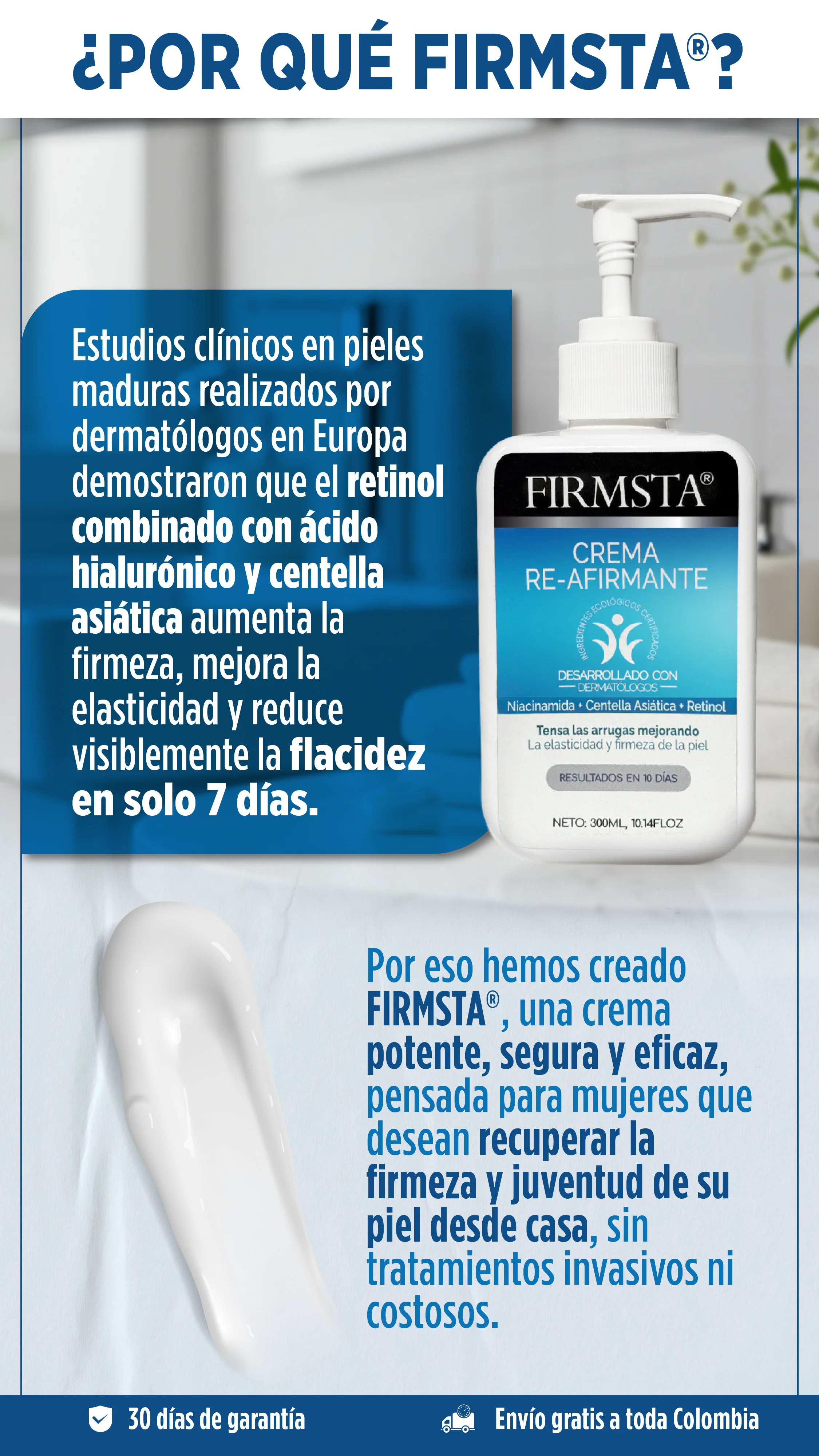 Firmsta® Crema Reafirmante y Antiarrugas – ¡2x1 por Tiempo Limitado!