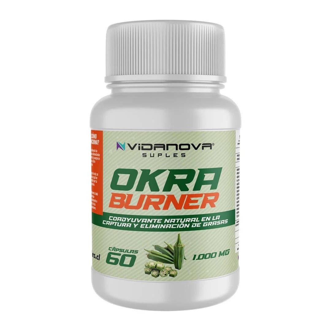 Quemador de Grasa Natural con Extracto de Okra – Control del Apetito y Digestión Saludable
