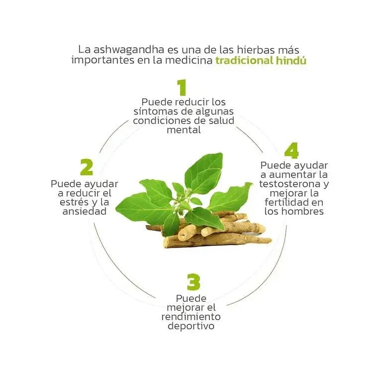 🌿 ASHWAGANDHA + MAGNESIO™ ORIGINAL 🔥 – Relájate, Duerme Mejor y Recupera tu Energía