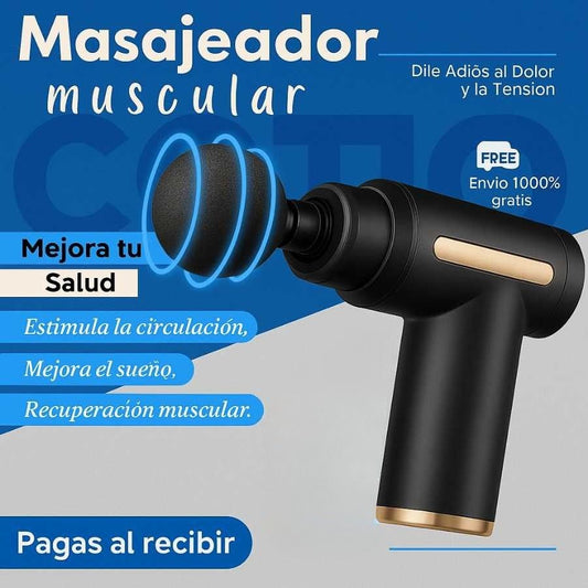 Pistola Masajeadora 4 en 1