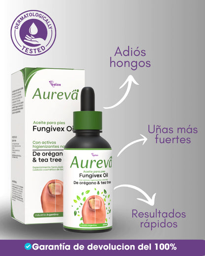 Aureva™ Fungivex Oil – Tratamiento para Hongos + ¡Promo 2x1 por Tiempo Limitado