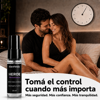 HEROE Performance Spray – Seguridad, Control y Confianza Masculina