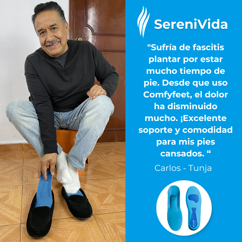 ComfyFeet Pro™ – Plantillas Ortopédicas de Alivio Total para Pies Cansados