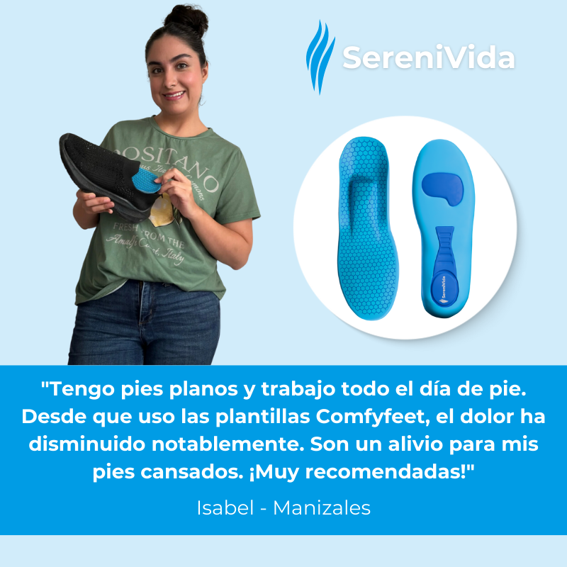 ComfyFeet Pro™ – Plantillas Ortopédicas de Alivio Total para Pies Cansados
